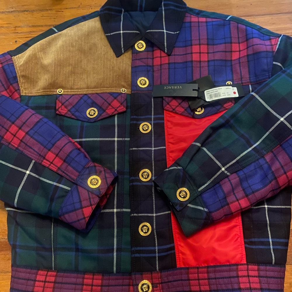 2022 Versace Button Up Jacket.